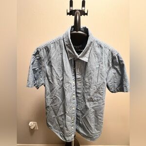 American Eagle Outfitters Light Blue Casual Shirt